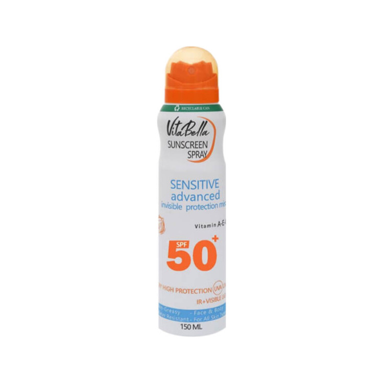 اسپری ضدآفتاب spf30/spf50 ویتابلا